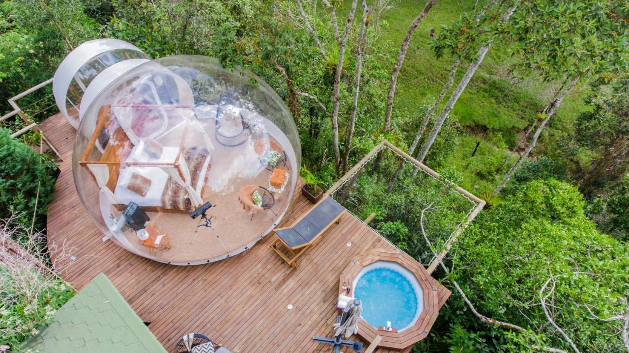 Bubblesky Glamping Guatape 호텔 외부 사진