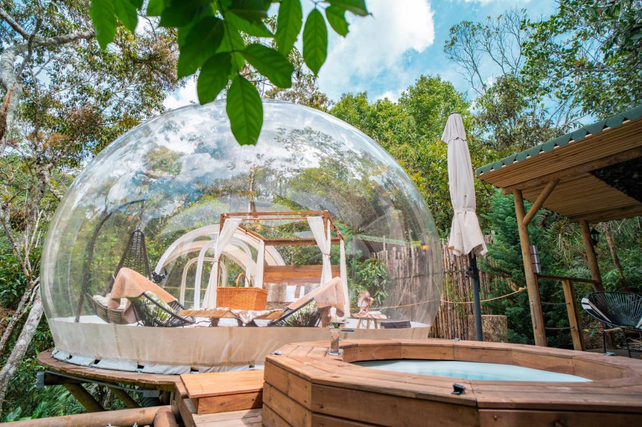 Bubblesky Glamping Guatape 호텔 외부 사진